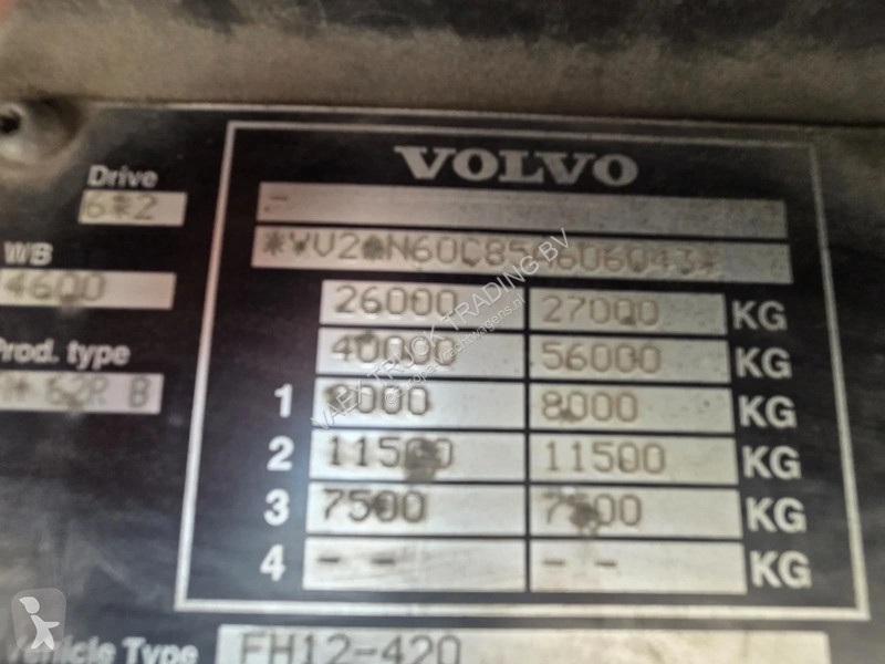 Teherautó Volvo 420 Globetrotter XL 6x2*4 - BDF...
