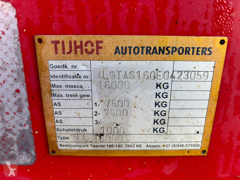 Camion Scania P 450 6x2*4 TRAIER TIJHOF TA16000