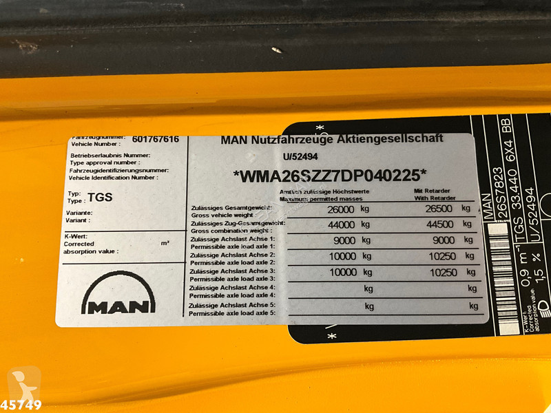 Camion MAN 33.440 6x4 ZF Intarder Manual Full...