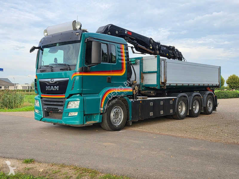 Lastbil MAN 35.500 8x4 CRANE/CONTAINER/TIPPER!!...