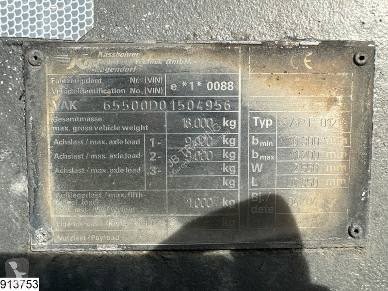 Camión Mercedes 1843 EURO 6, Kässbohrer, Combi,...
