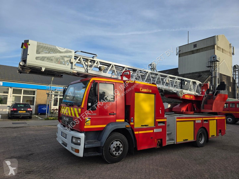 MAN 14.220 4x2 aerial ladder truck 30 Meters...