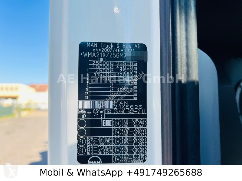 Kamion MAN TGX XLX LL *Retarder/Lift/LBW/Temp/AHK