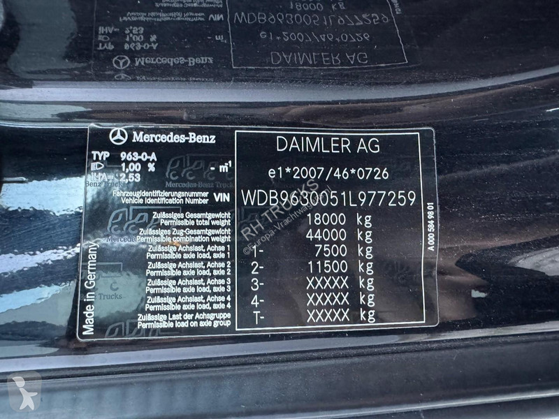 Mercedes 1843 4X2 EURO 6 + KAESSBOHRER 2 AXLE...