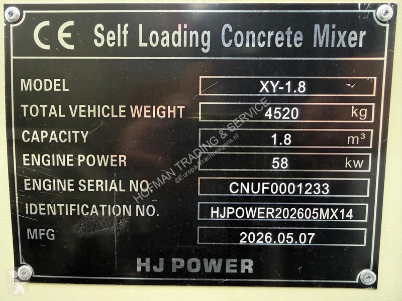 شاحنة  HJ Power XY1.8