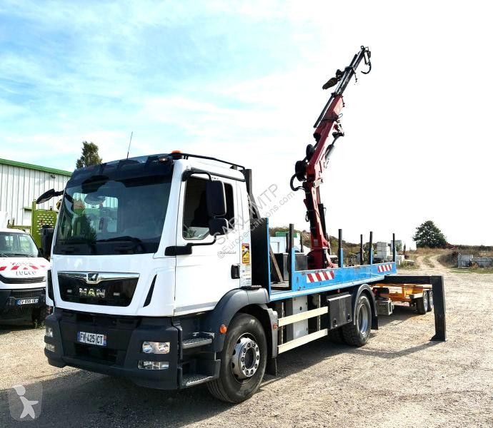 MAN PLATEAU TARIERE GRUE  GRUE HC INDUSTRIE 190...