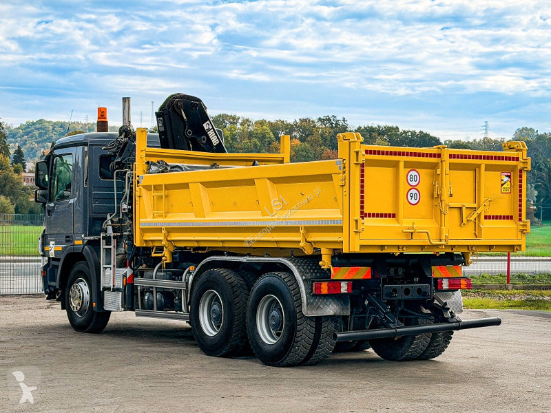 Kamion Mercedes ACTROS * KIPPER 4,80 + KRAN / 6x4