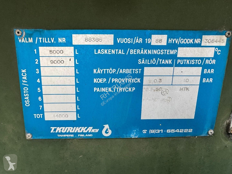 Kamion Volvo 6X4 Robson-Drive + TANK 14.000 LITER