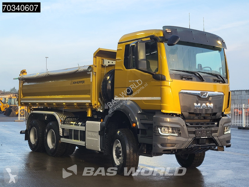 Lastbil MAN 33.480 6X6 6x6 12m3 KH-Kipper 3-way...