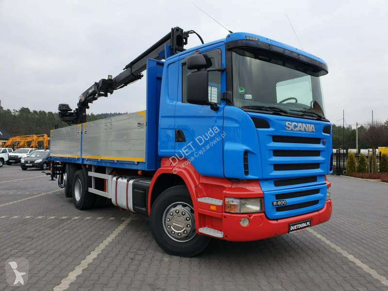 Kamion Scania R 400 LB 6x2 HDS Budowlanka Widły...