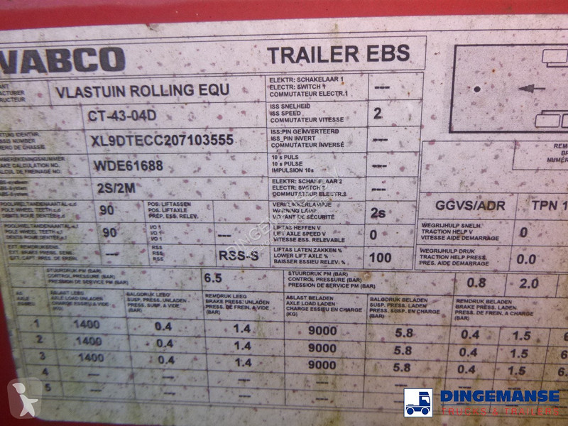 Kamion  4-axle container combi trailer (3 + 1...