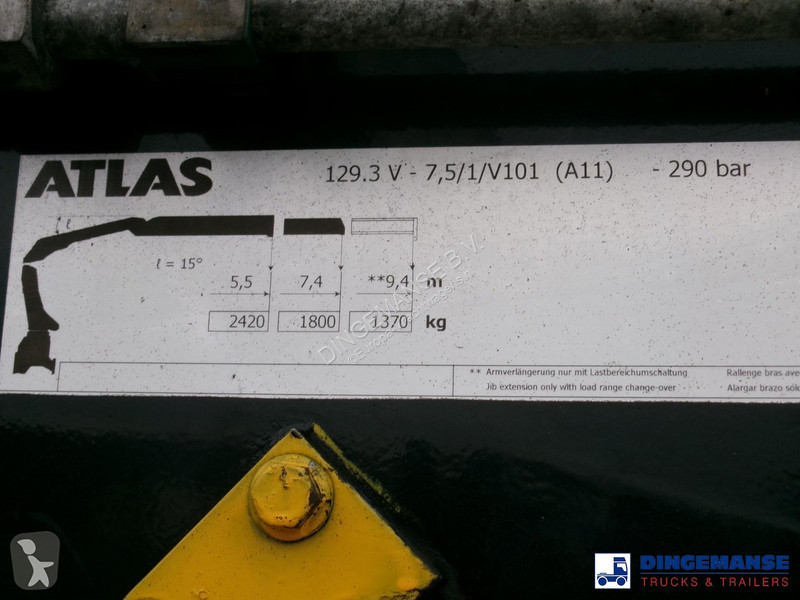 Camion Iveco 310 6x2 Euro 6 + Atlas 129.3V A11...