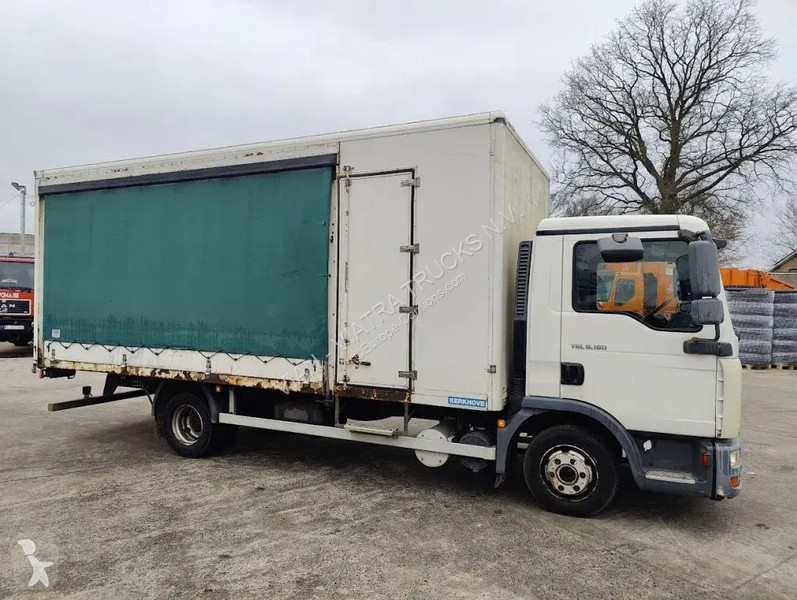 Kamion MAN 8.180 4X2 BB Semi-tautliner + Box /...