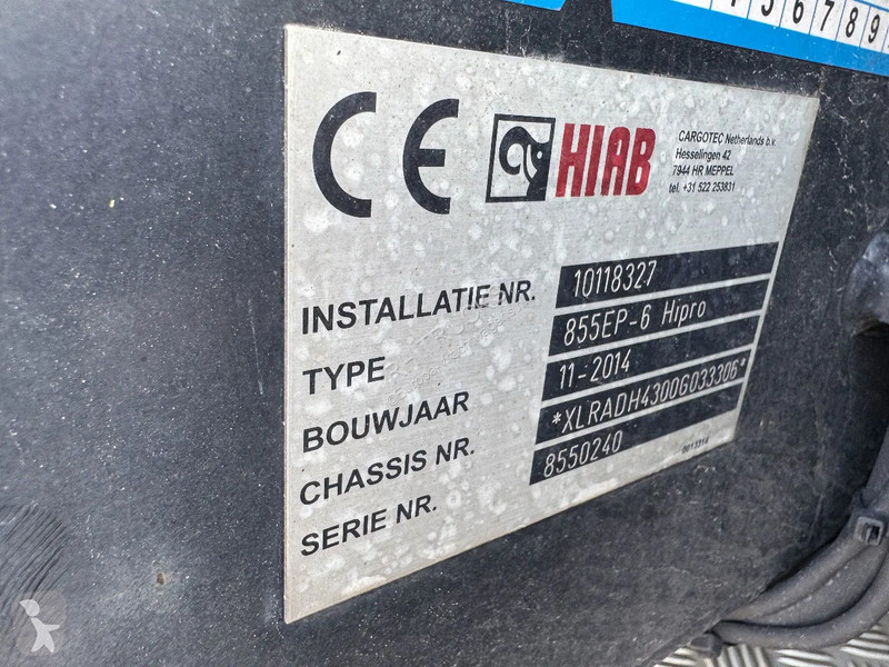 Kamion DAF 8X2 - EURO 6 + HIAB 855 EP-6 +...