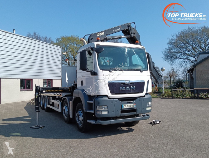 Camion MAN 35.360 8x2 - Hiab 16 TM Kraan,...