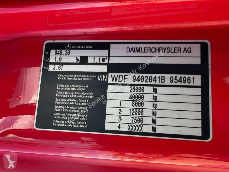 Kamion  Axor 2543