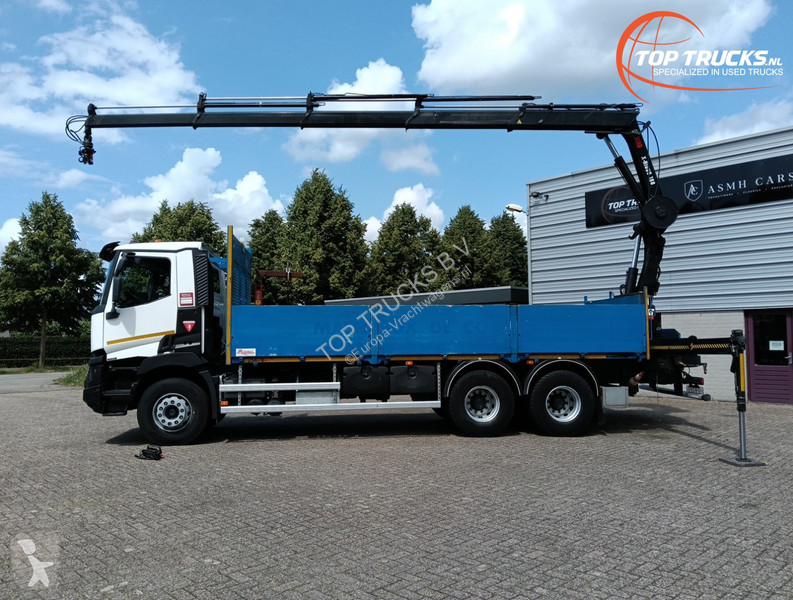 Vrachtwagen Renault C 430 6x4 -18 TM HIAB...