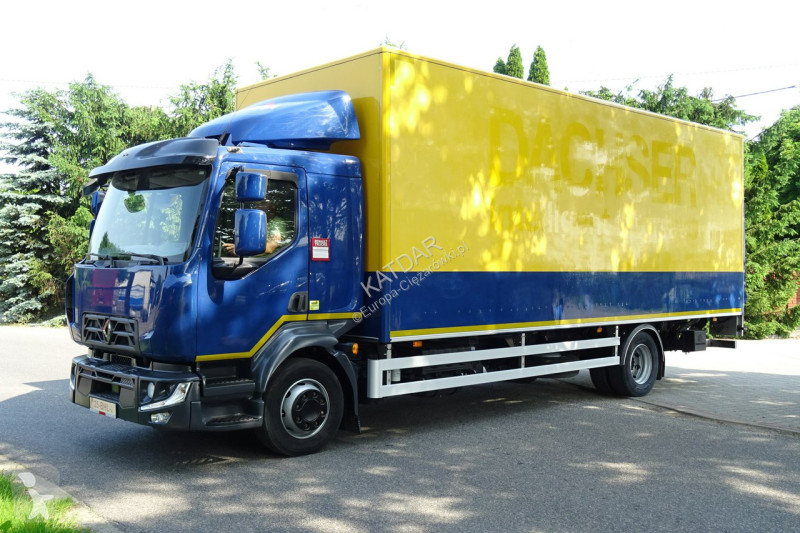Camion Renault D12 Euro 6 kontener 18p z windą...