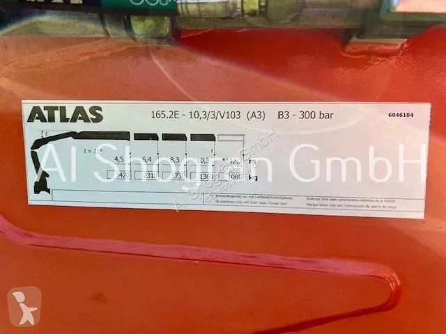 Camion Volvo 340 / 6X2 / Atlas 165.2E Mit Funk...