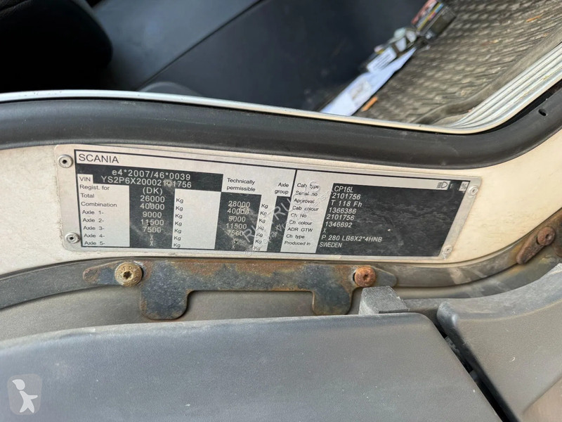 Camion Scania P280 6X2 SCHMITZ BOX + ZEPRO...