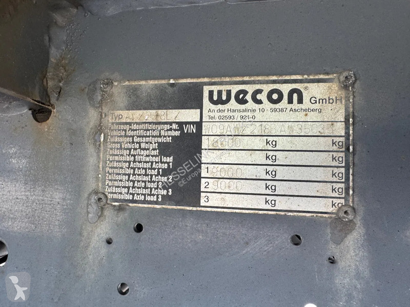 Kamion DAF 6X2 Jumbo Volume kombi Standairco...