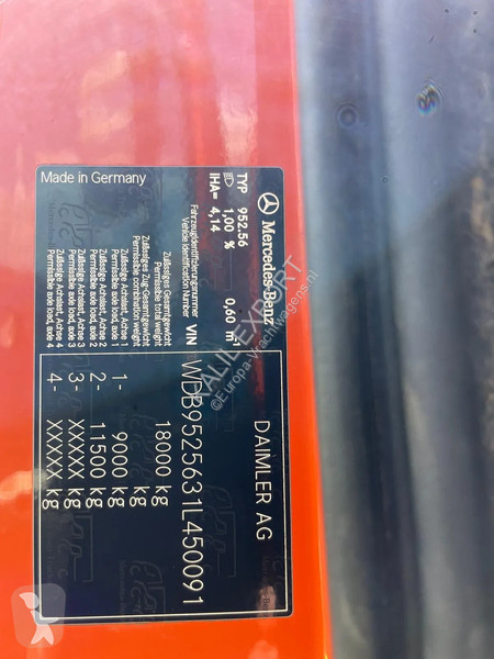 Camion Mercedes 1833 Kipper 4x4 Full Steel...