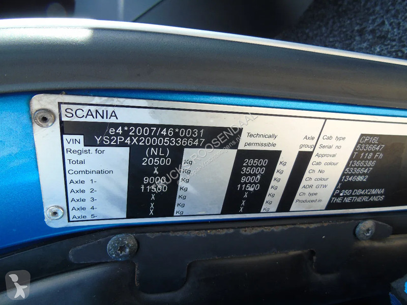 Camion Scania P250 + EURO 6 + IFT