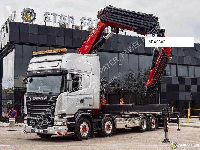 Camion Scania R730 8x2 Fassi F990 Fly Jib 30m...