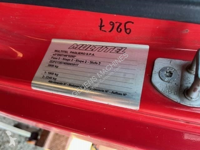 Nyttofordon Iveco 35S-110 E5 + Multitel MT202 DS