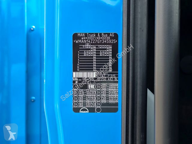Lastbil MAN 12.250 4x2 BL / Ladebordwand /...
