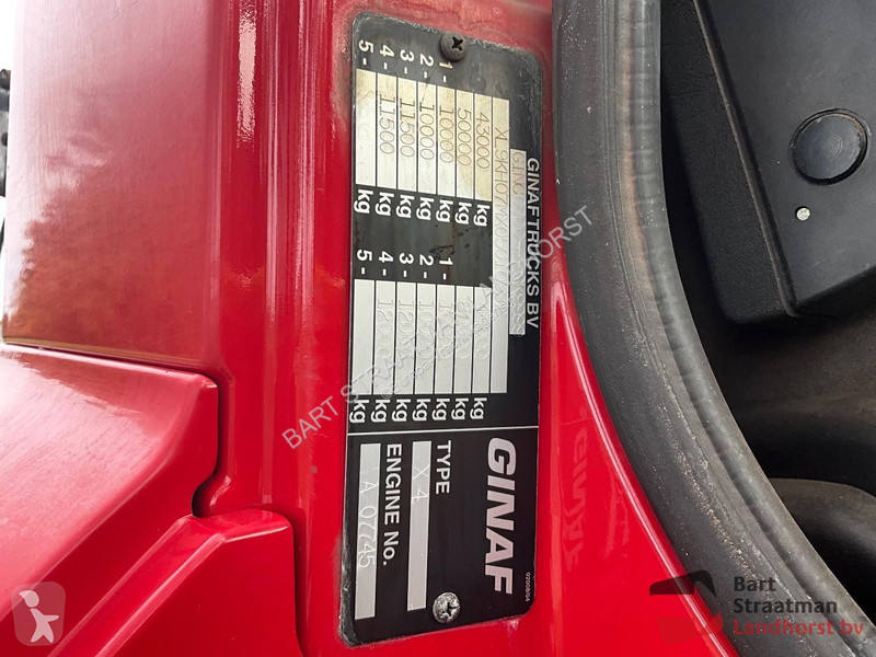 Lastbil Ginaf X4343 LS 8x6 Euro 5 met kabel...
