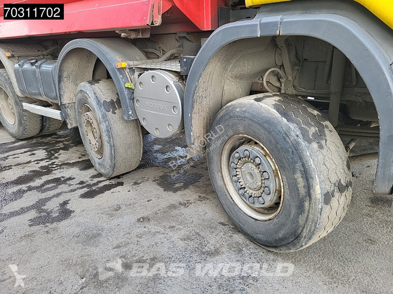 شاحنة Scania 420  8X6 8x6 18m3 KH Kipper Steel...