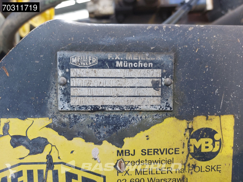 شاحنة MAN TGA TGA 8X8 15m3 Meiller tipper 8x8...
