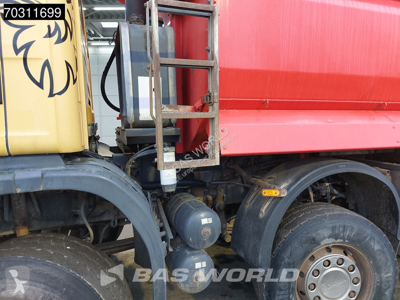 شاحنة Scania 420  8X6 8x6 18m3 KH tipper Steel...