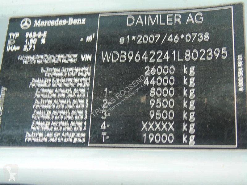 شاحنة Mercedes 2640 + 6x4 + functional / engine...