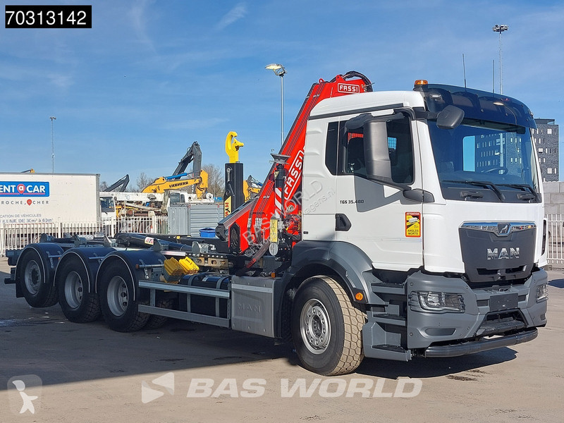شاحنة MAN 35.480  8X4 NEW! FASSI F275A Crane +...