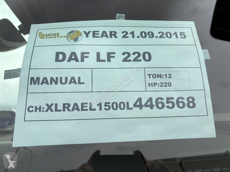 شاحنة DAF 220FA + Thermo king + euro 6 + manual