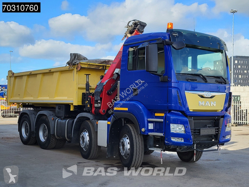 شاحنة MAN 35.480 8X4 HMF 2243-Z2 Crane Kran...