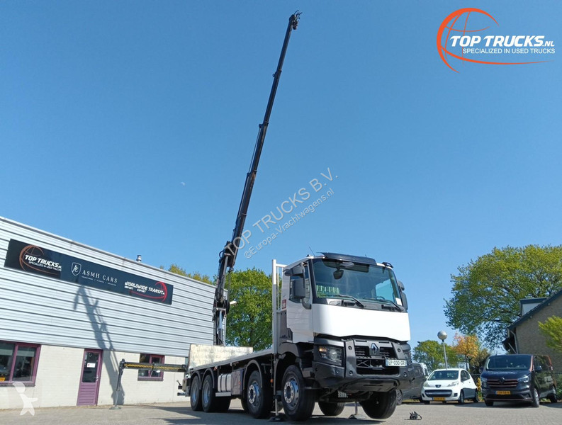 شاحنة Renault C430 8x4 - HIAB 22TM Crane,...