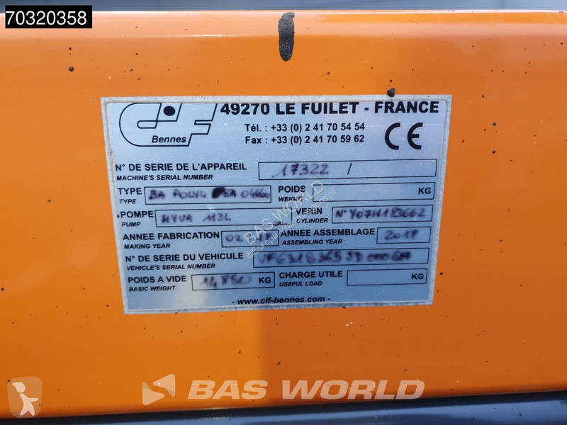 شاحنة Renault K 480 8X4 16m3 tipper Steel...
