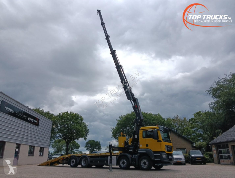 Nosič strojů MAN 35.500 8x2 - Hiab 37.7TM...