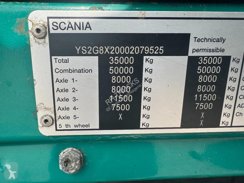 شاحنة Scania G440 8X2 EURO 6 HMF 8520 + REMOTE...