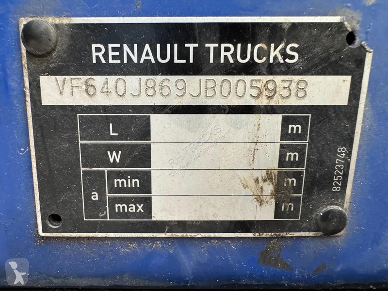 شاحنة Renault D 14 4X2 EURO 6 3 SEATS TÜV TILL...