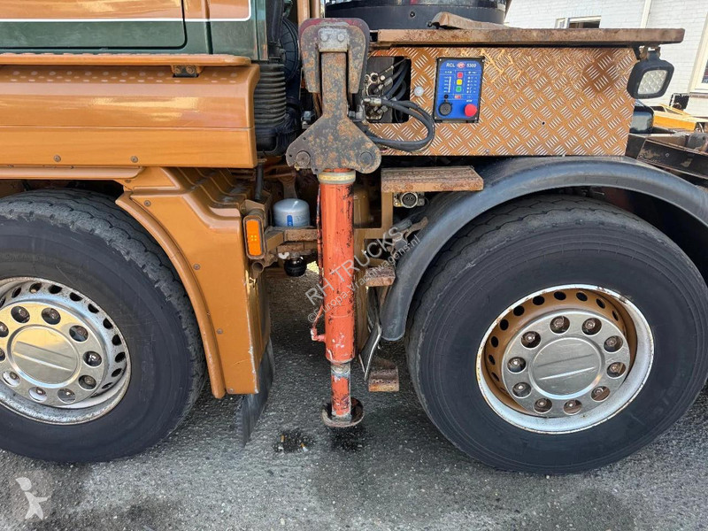 شاحنة MAN 35.480 8X2 KIPPER + HMF 3220-K6 +...