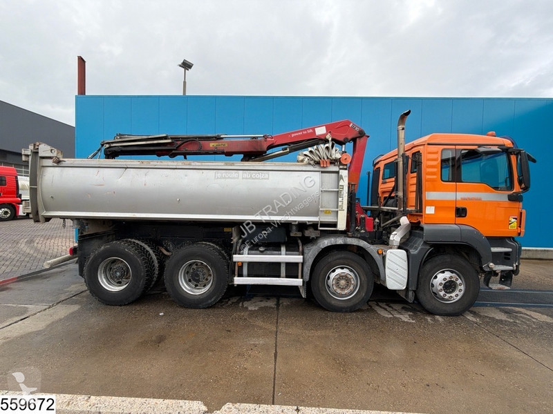 شاحنة MAN 35 400 8x4, EURO 5, HMF, Retarder,...
