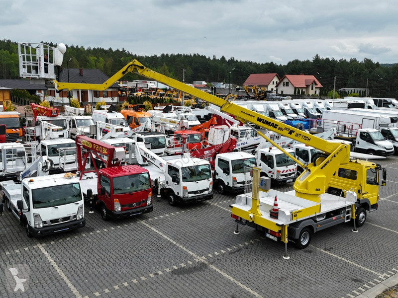 Camion Mercedes Zwyżka WUMAG WT 170 17m w bok...