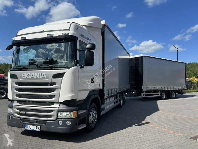 Camión Scania R410 bez EGR Zabudowy Wecon 120m...