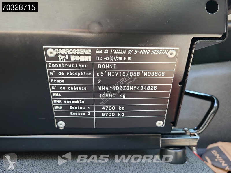 شاحنة MAN 12.220 4X2 12tonner curtainsider...