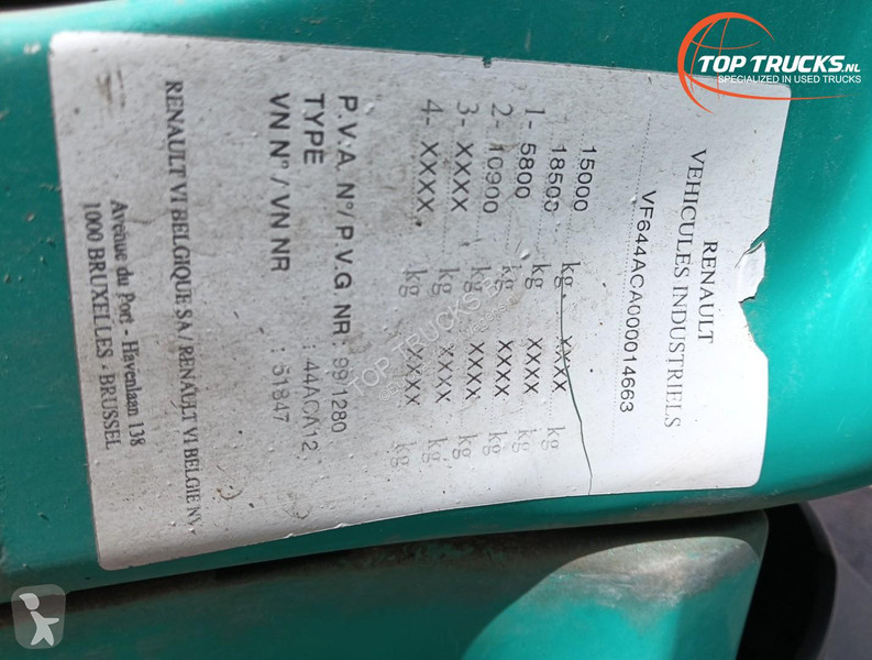 Lastbil Renault 220 DCI Hiab 9TM Kraan, Crane,...