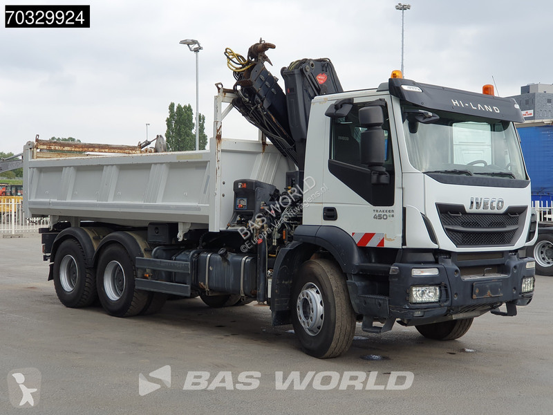 Camion Iveco 450 6X4 HIAB 144 E-3 Hiduo Kran...